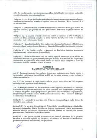 Estatuto registro cartório tratado