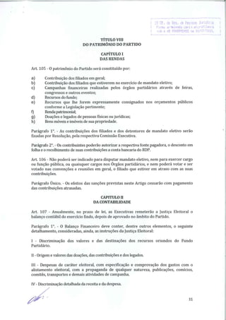 Estatuto registro cartório tratado