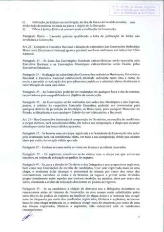 Estatuto registro cartório tratado