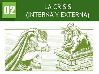LA CRISIS
(INTERNA Y EXTERNA)02
 