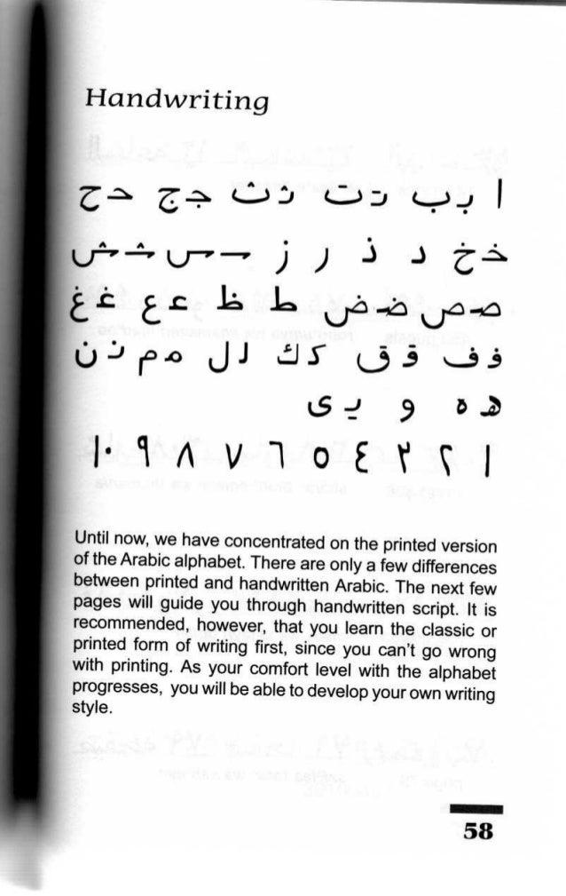learning the arabic alphabet
