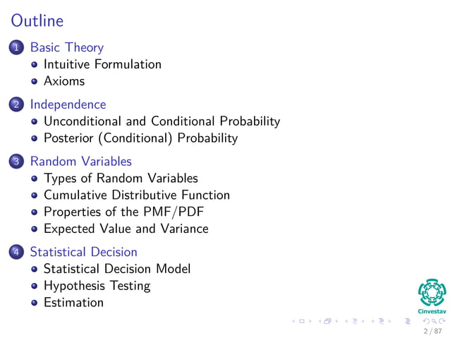 02 Machine Learning - Introduction probability | PDF