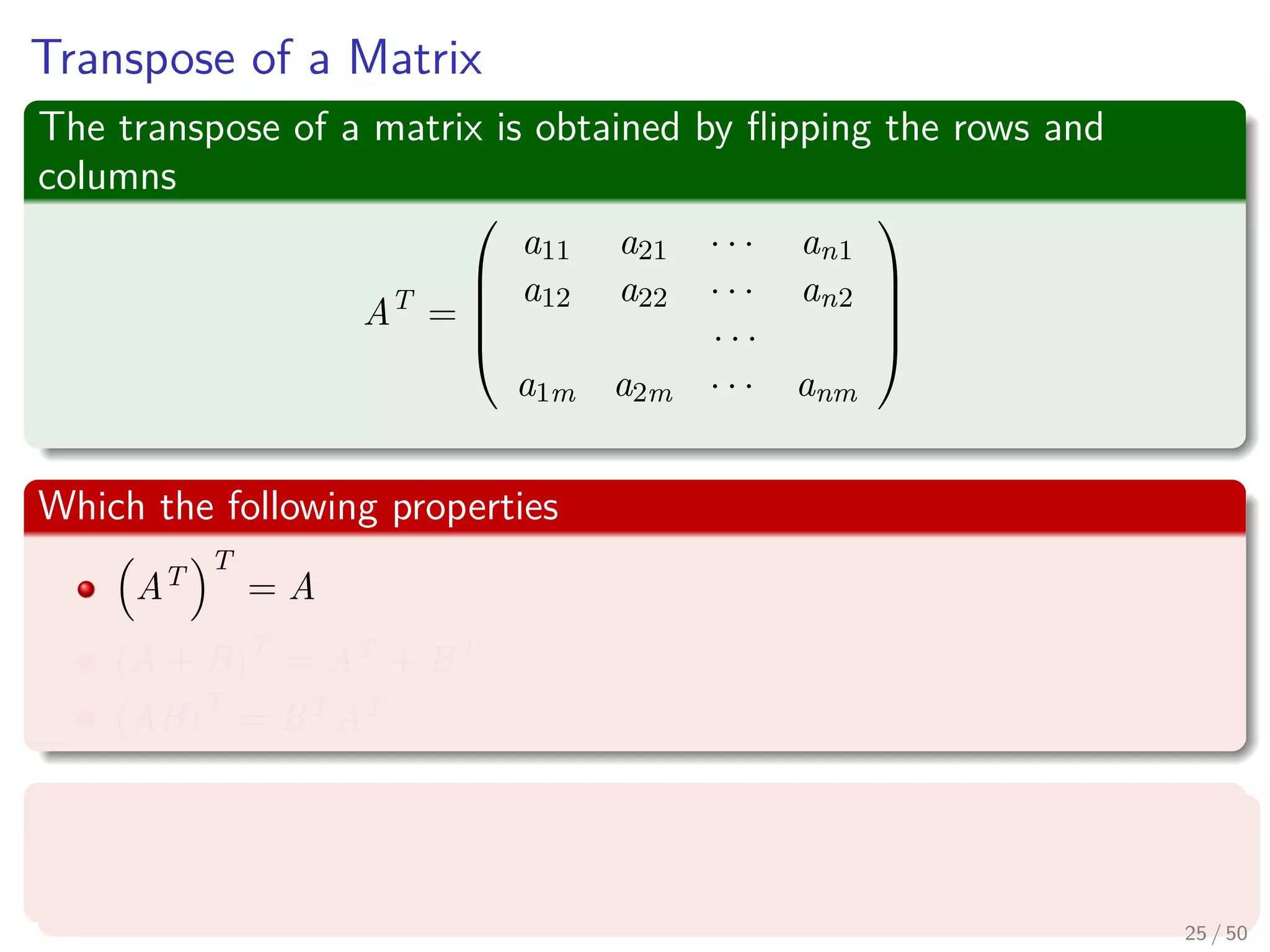 03 Machine Learning Linear Algebra | PDF
