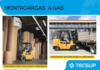 Productividad de Equipo Pesado 2011-II.Wong
MONTACARGAS A GAS
 