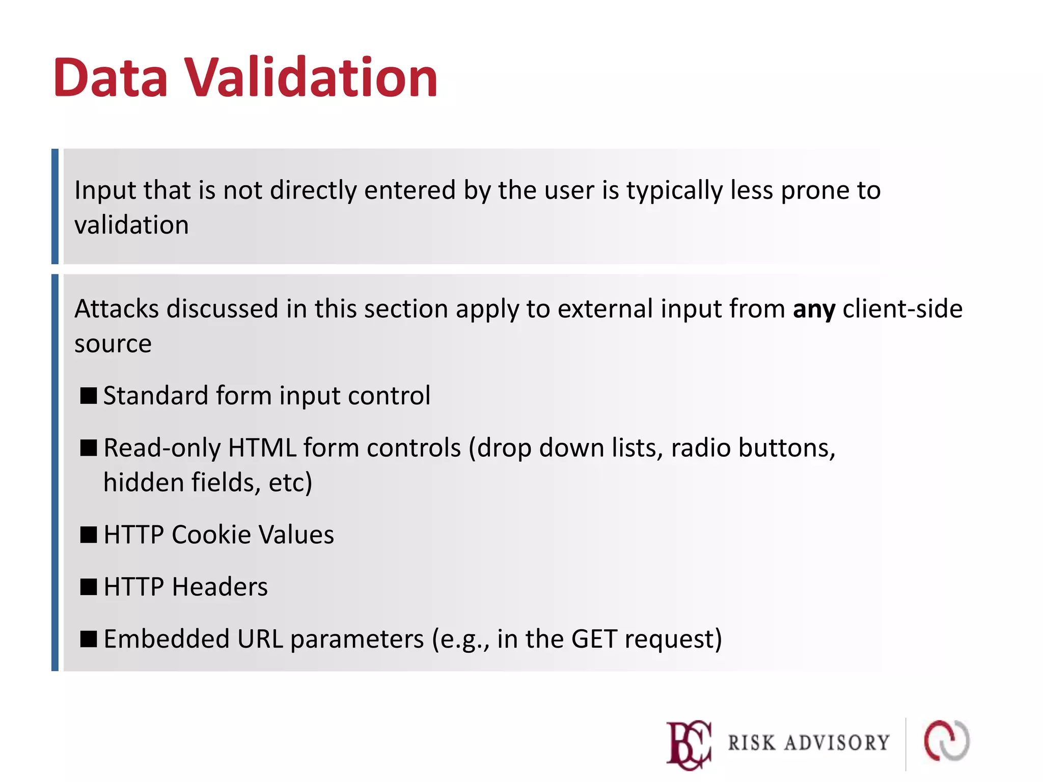 02. input validation module v5 | PPTX