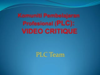 PLC Team
 