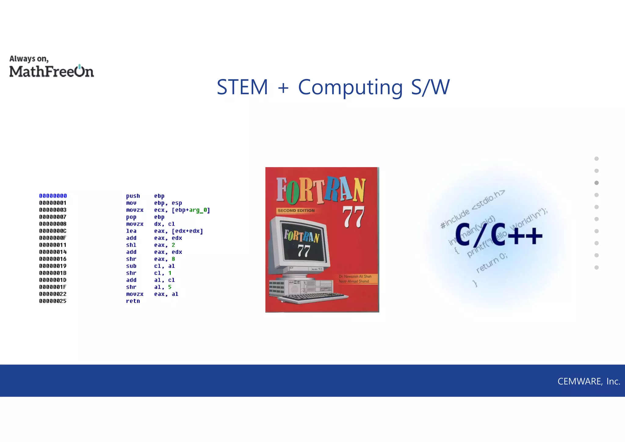 STEM + Computing S/W
CEMWARE, Inc.
 