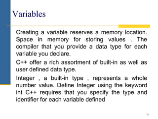 Beginner C++ easy slide and simple definition with questions | PPT ...