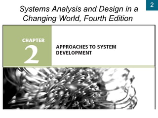 2
Systems Analysis and Design in a
Changing World, Fourth Edition
 