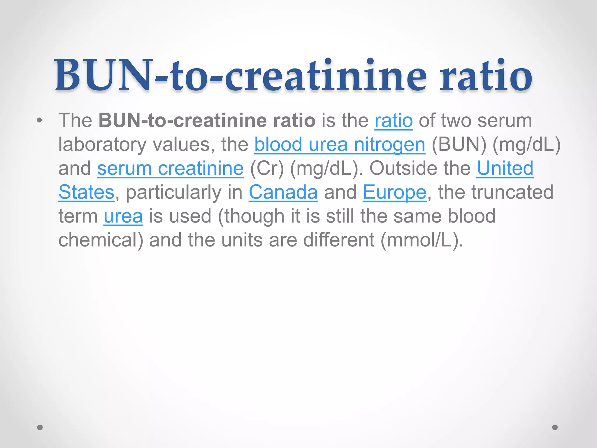 Urea Creatinine Ratio PPT urea-creatinine-ratio-ppt