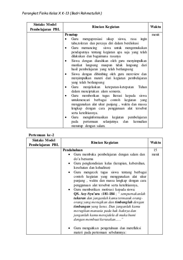 02. RPP FISIKA KD. 3.2 MATERI PENGUKURAN KELAS X SEMESTER 1