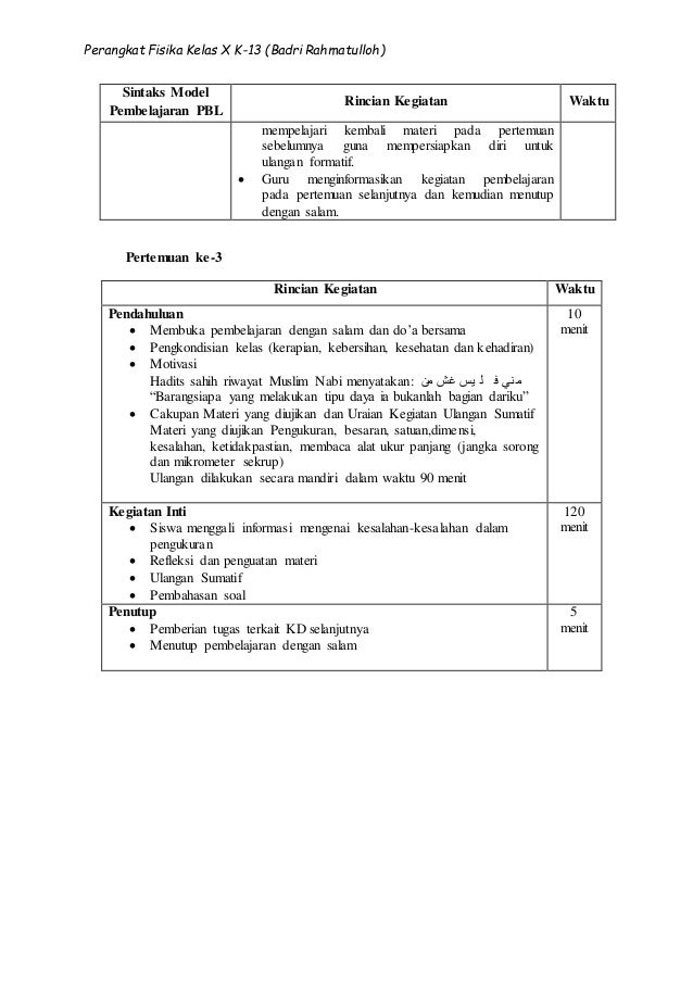 02. RPP FISIKA KD. 3.2 MATERI PENGUKURAN KELAS X SEMESTER 1