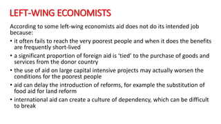 A2 CAMBRIDGE GEOGRAPHY: GLOBAL INTERDEPENDENCE - DEBT AND AID AND THEIR ...