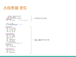 ???? ??
????? ???
.bss, .data ?? ???
 