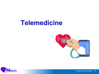 10Private & Confidential
Telemedicine
 