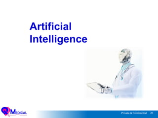 20Private & Confidential
Artificial
Intelligence
 