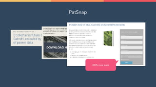PatSnap
400% more leads
 