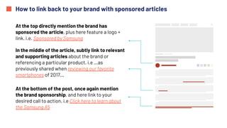 Native Advertising & Influencer Marketing Masterclass Slide 64