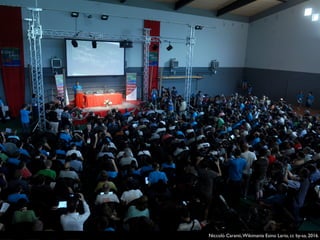 Pakeha,Wikimania Esino Lario, cc by-sa, 2016.
 