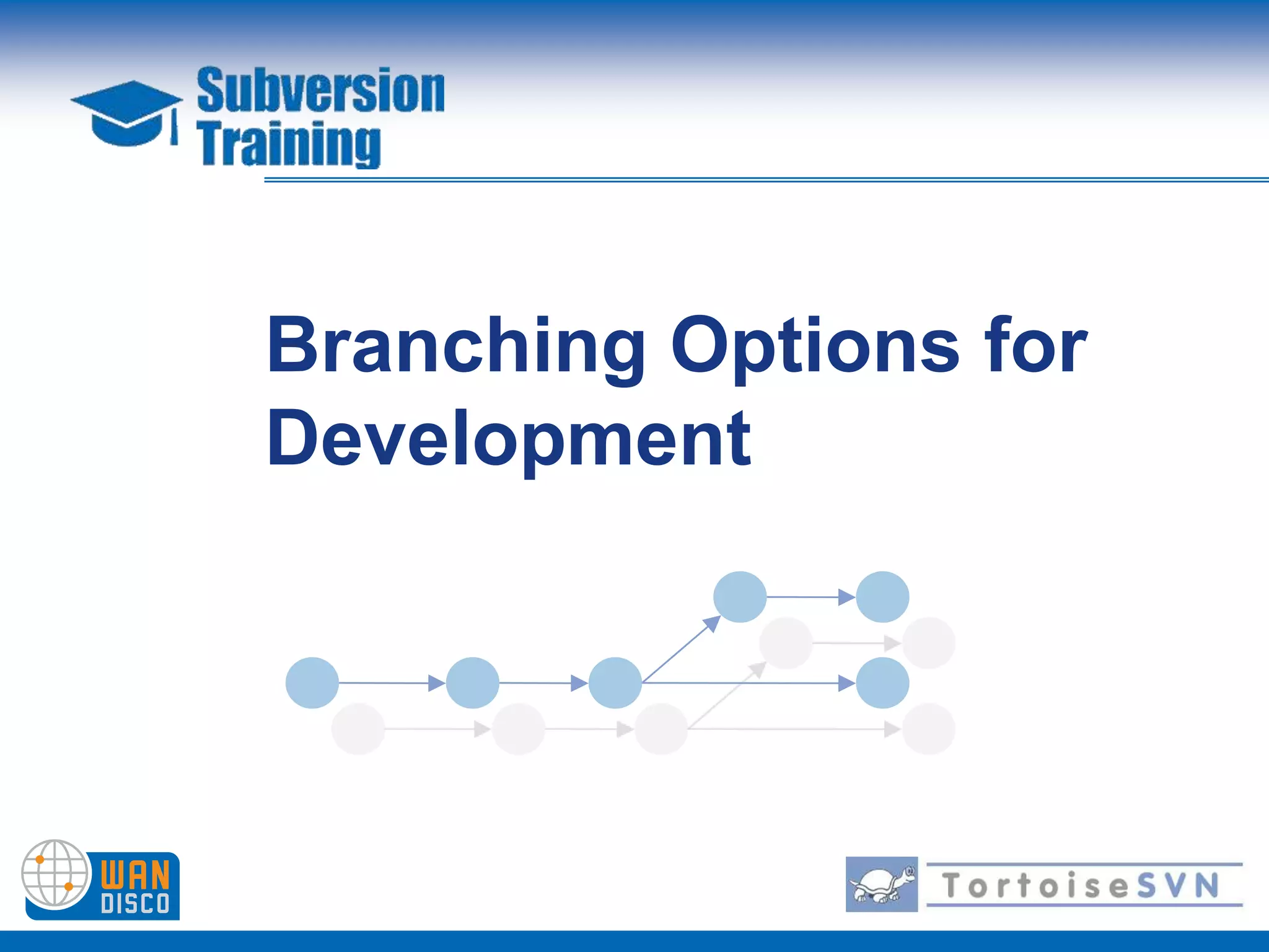 Branching Options for
Development
 