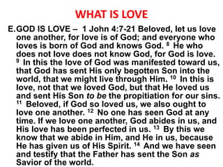 what is love | PPT