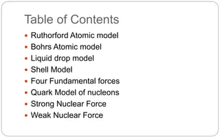 Nuclear Structure | PPTX