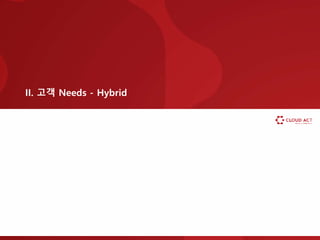 II. 고객 Needs - Hybrid
 