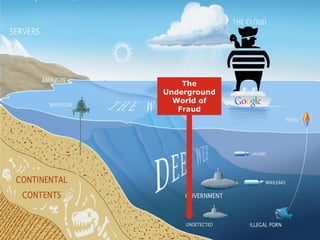 The Underground?



                                                             The
                                                         Underground
                                                           World of
                                                            Fraud




© Copyright 2012 EMC Corporation. All rights reserved.                 9
 