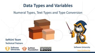 02. Data Types and variables | PPT