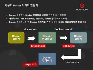 사용자 Docker 이미지 만들기
 