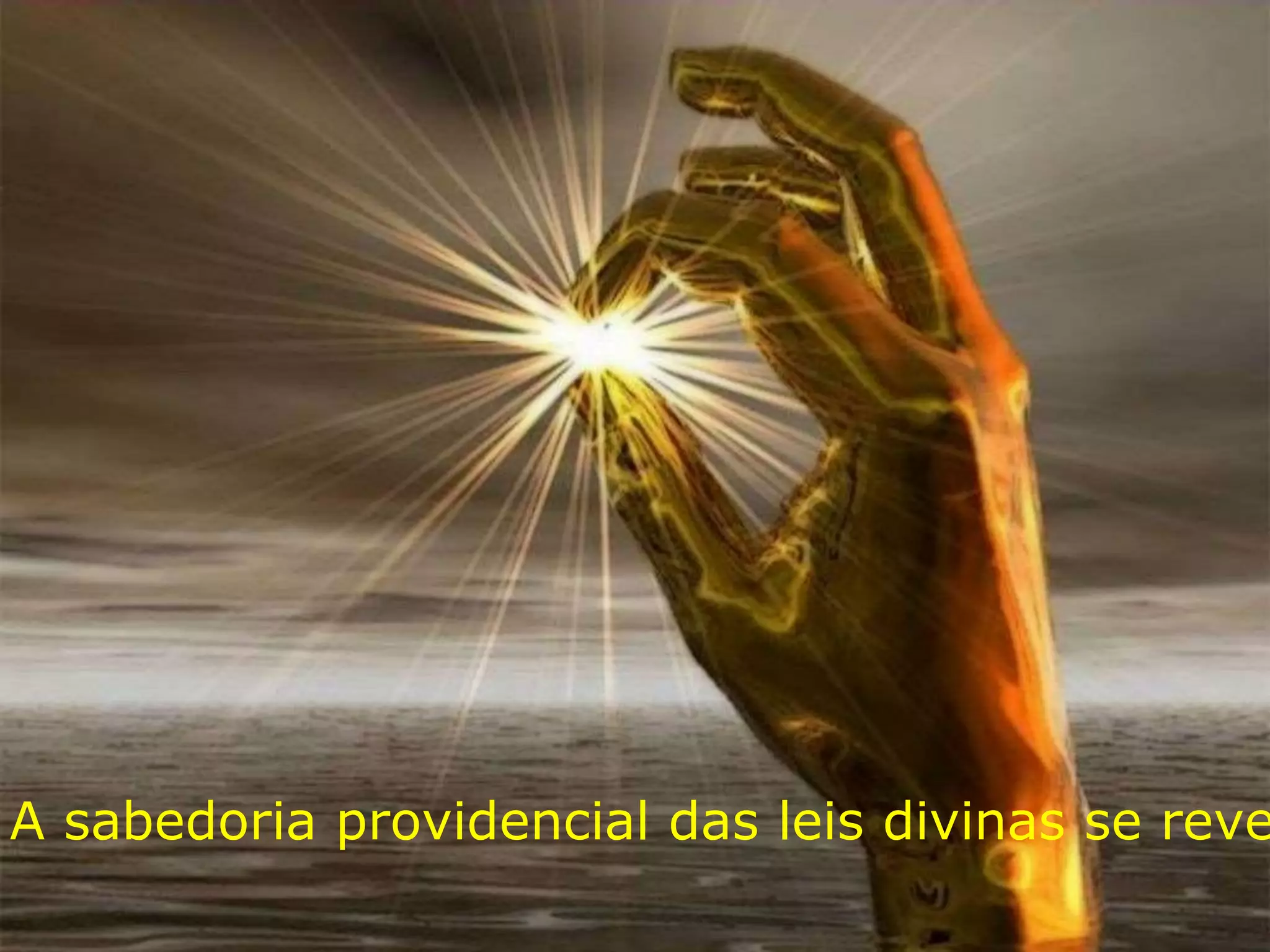 A sabedoria providencial das leis divinas se reve
 