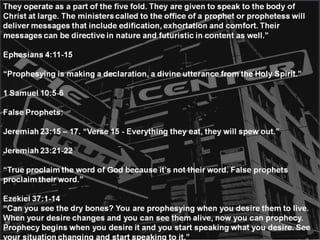 Understanding the Prophetic Part 1