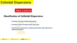 Colloidal dispersions Physical Pharmacy b pharm 4th semester by Rohit ...