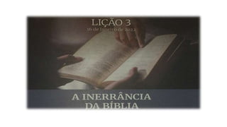O Nascimento de um Líder
Profético em Israel
Lição 01
03 de outubro de 2021
 