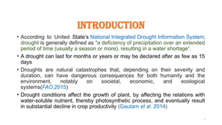 DROUGHT MANAGEMENT STRATEGIES IN AGRICULTURE | PPTX