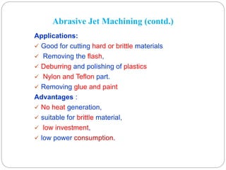 ABRASIVE JET MACHINING | PPT