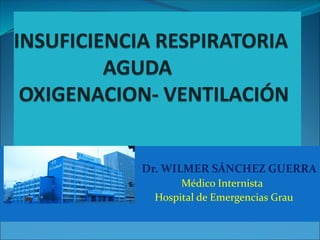Dr. WILMER SÁNCHEZ GUERRA
Médico Internista
Hospital de Emergencias Grau
 
