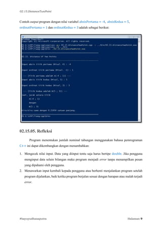 02.15. Jarak Dua Titik Dalam Diagram Cartesius Menggunakan Bahasa ...