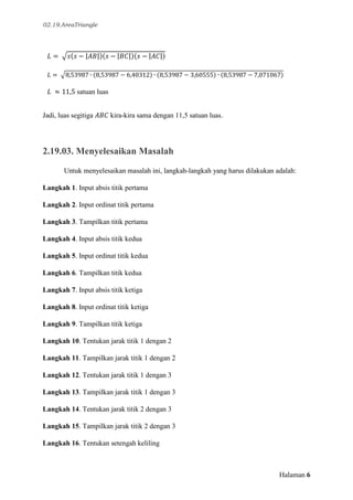 02.19. Menentukan Luas Segitiga Sembarang Menggunakan Bahasa ...