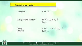 Integer Number Set Symbol MATHEMATICS AS A LANGUAGE AND SYMBOL.pptx