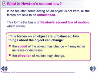 Objects Changing Form profound gcse physics ppt Laws of Motion v1.1 | PPT