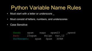 02. Python Variables and Expressions.pdf