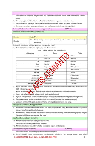 MODUL AJAR DEEP LEARNING BAHASA INDONESIA KELAS 4 (RENCANA PEMBELAJARAN ...