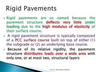 Pcc Base Course Structural Design for Pavement Systems I | PDF