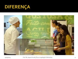 05/03/2014

Prof. Ms. Agnes Arruda | Ética e Legislação Publicitárias

9

 