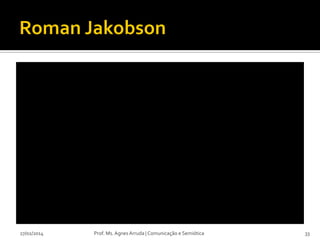27/02/2014

Prof. Ms. Agnes Arruda | Comunicação e Semiótica

33

 