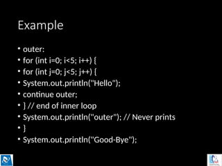 Java-02-2 Flow Control.ppt.............. | PPT