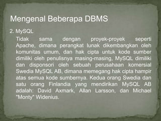 DBMS (Database Management System) | PPTX