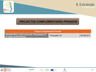 II. Estratégia
                                    II. Estratégia




PROJECTOS COMPLEMENTARES PRIVADOS




                                              25
                                              25
                                              25
 