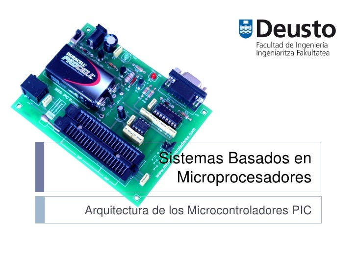 02.Arquitectura de los microcontroladores pic